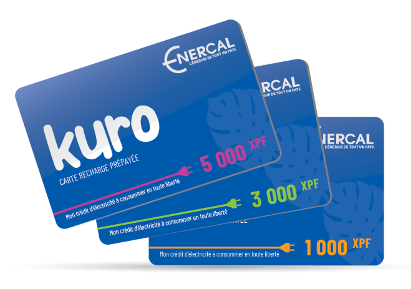 Carte prépayée Enercal euros, recharge électrique, XPF, occasion, fiabilité, Nouvelle-Calédonie.